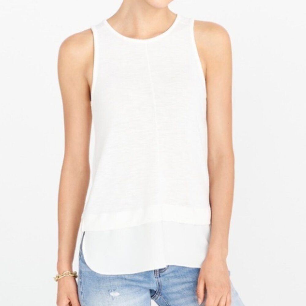 J. Crew Drapey  Dusty Begonia Pink With Silky Hem Tank Top - Picture 2 of 11